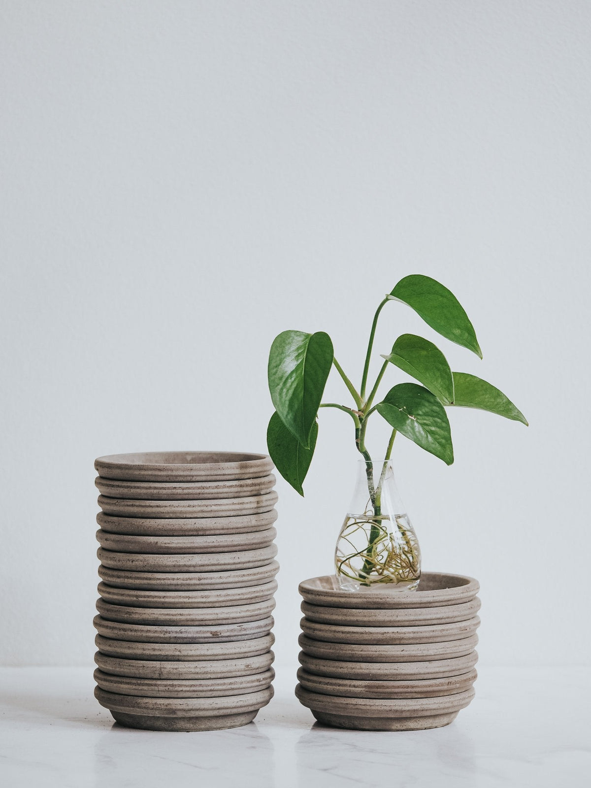 Grå Fat - Ø13cm - Plantredo