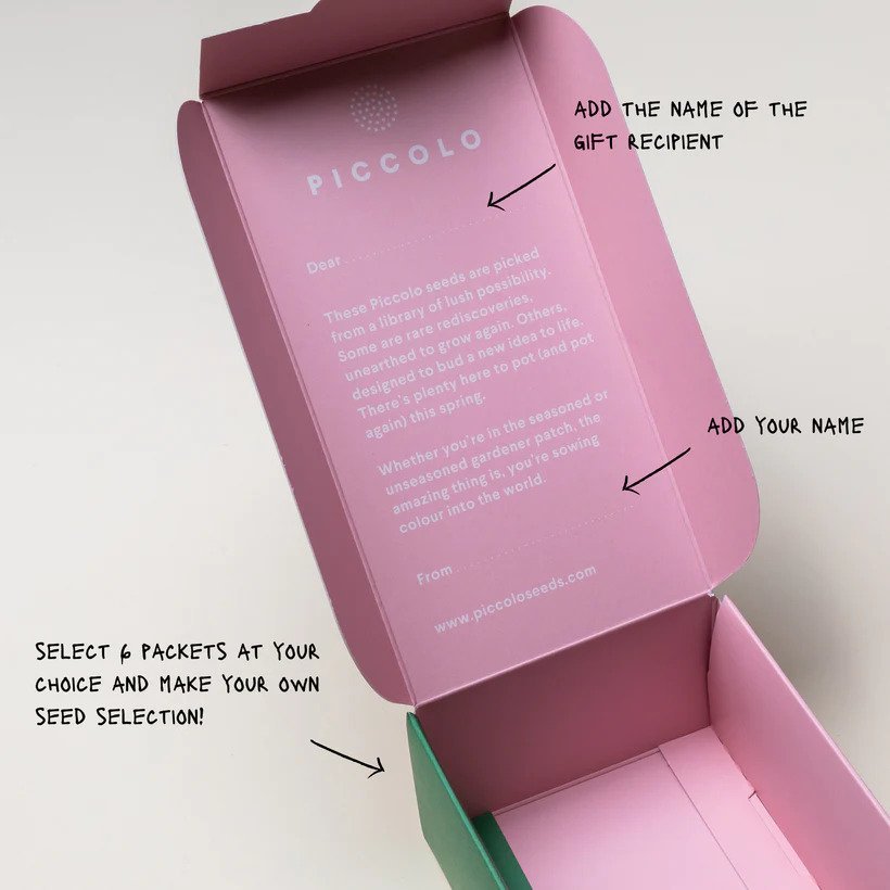 Presentask Fröer - Piccolo - Plantredo